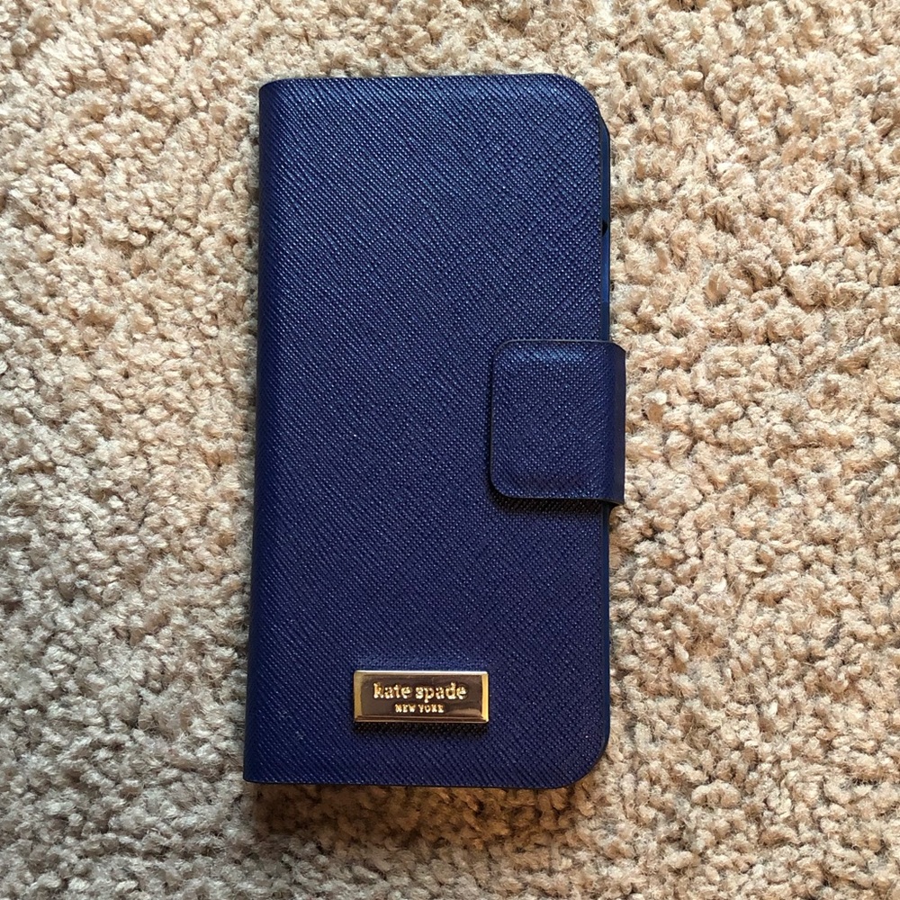 Kate spade wallet phone case, navy